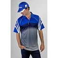 Short Sleeve Polo Shirt w/ Contrast Piping Side Seams and Placket